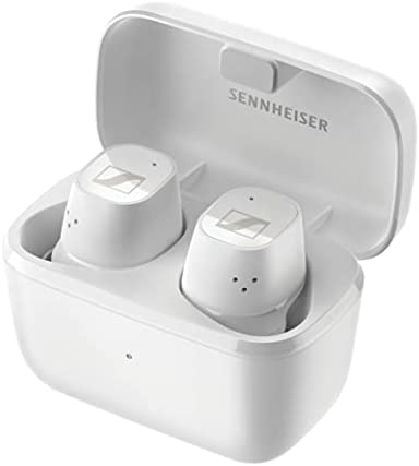 Sennheiser CX Plus True Wireless Earbuds - Bluetooth In-Ear Headphones for Music and Calls with Active Noise Cancellation, Customizable Touch Controls, IPX4 and 24-hour Battery Life - White